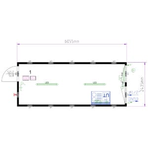 B+L Container 20’ mit Pantry - Küche
