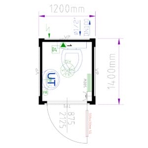 B+L Sanitärcontainer 6‘/8‘
