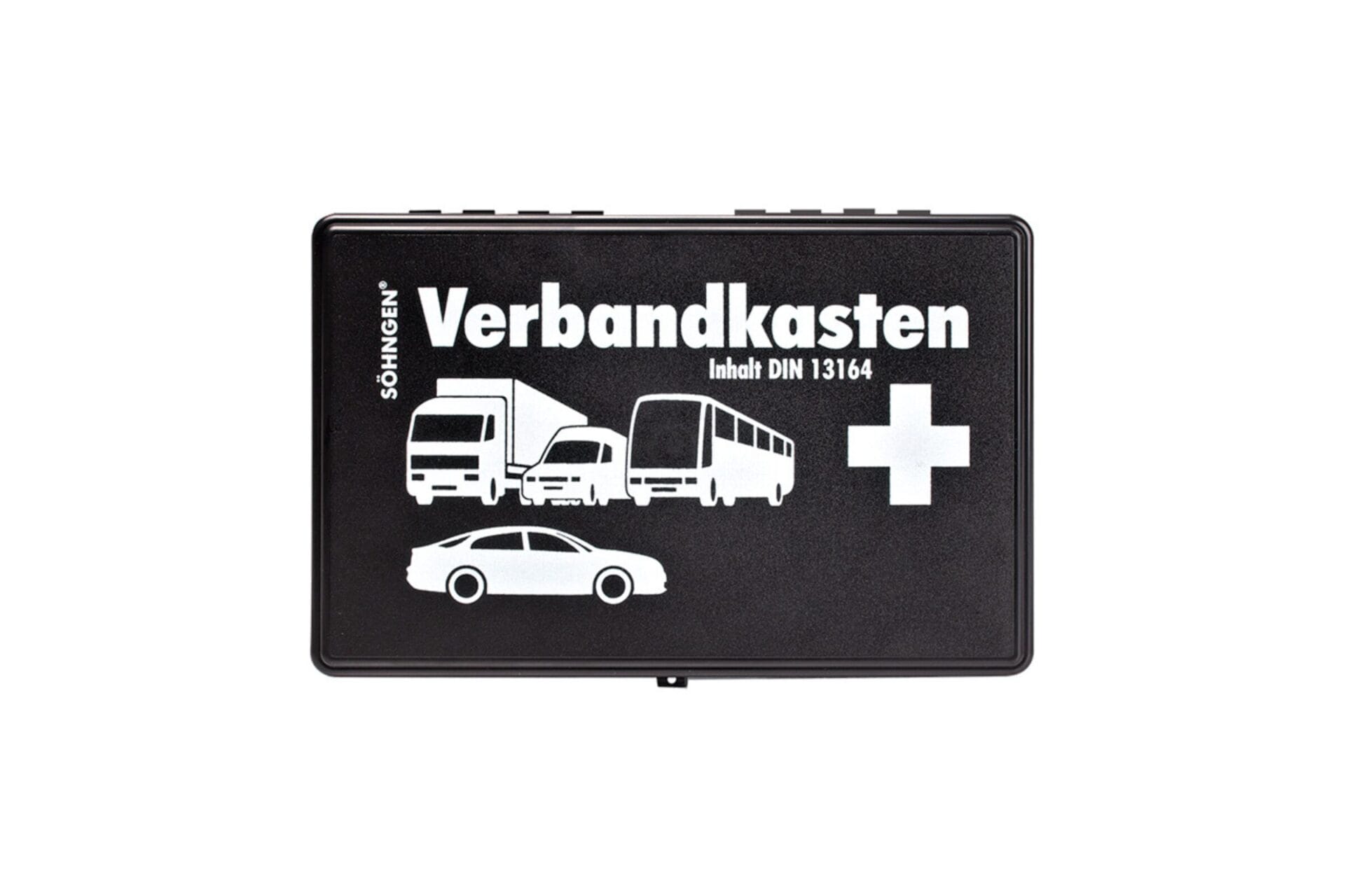 Schwarzer Verbandskasten 