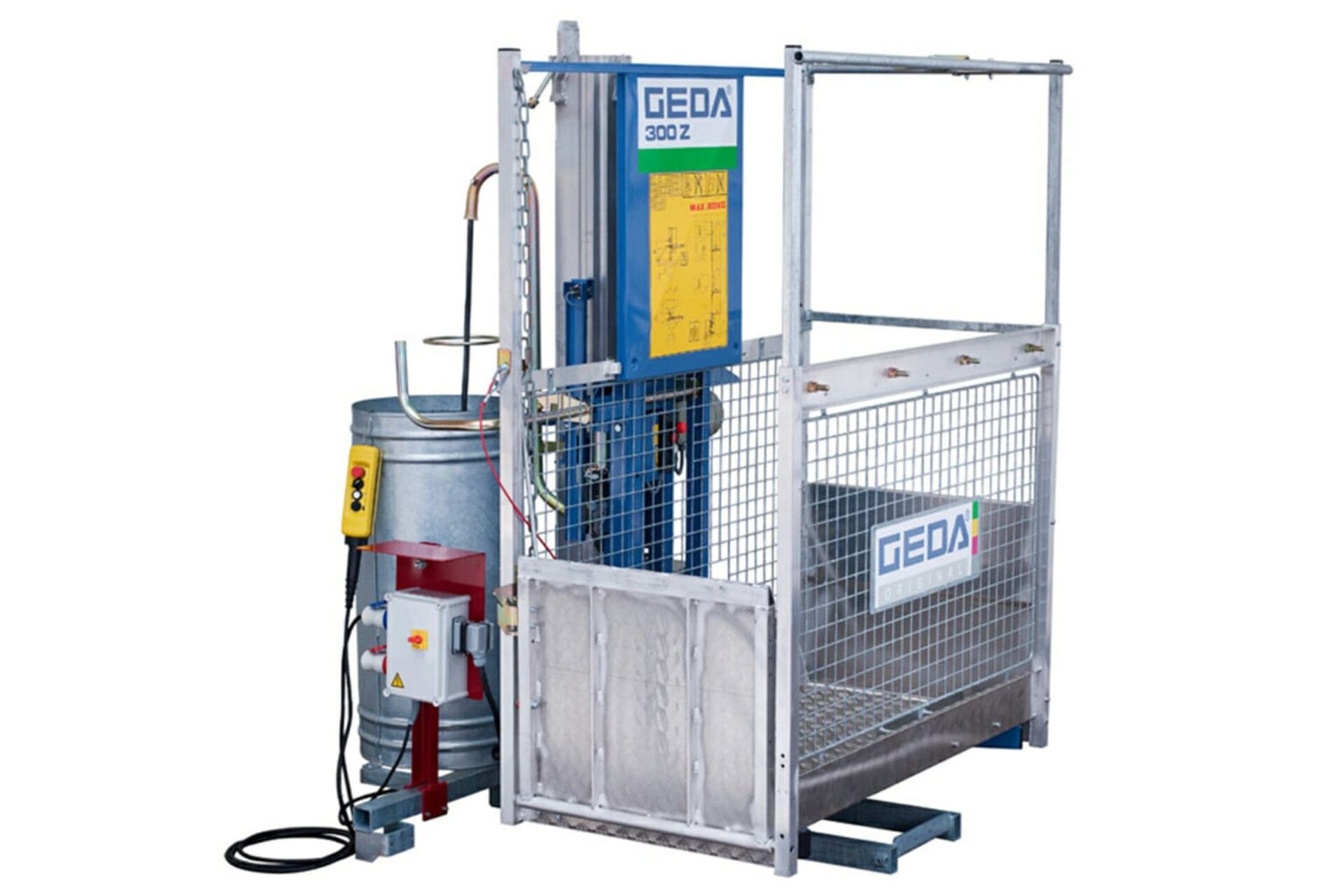 Materialaufzüge von der Marke GEDA