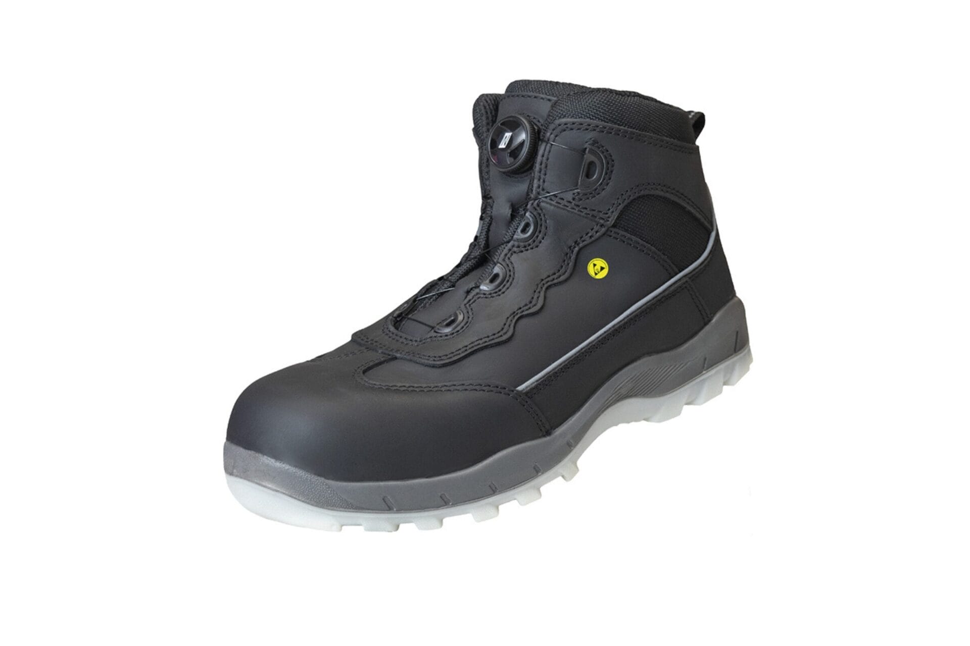 Schnürstiefel in Schwarz 