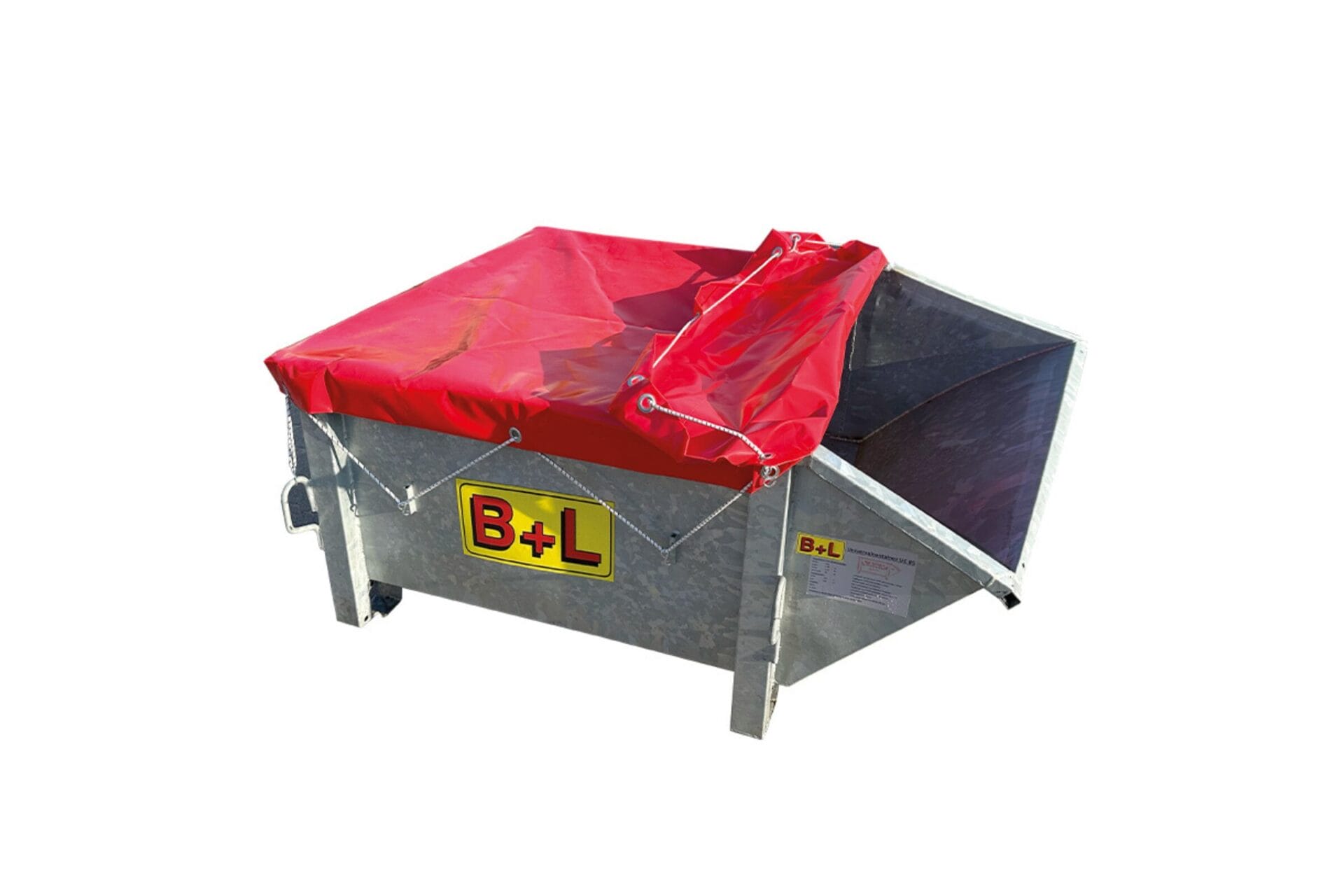 Container: Materialcontainer mit Roter Abdichtung 