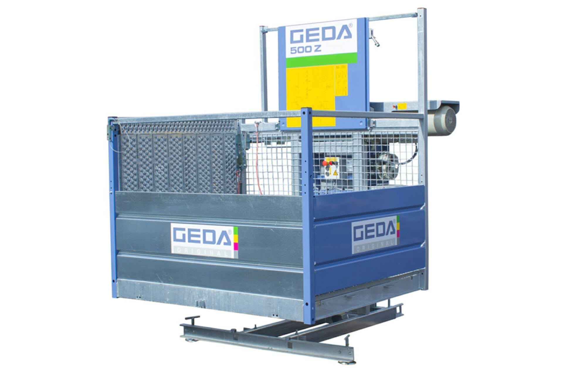 Materialaufzüge von der Marke GEDA