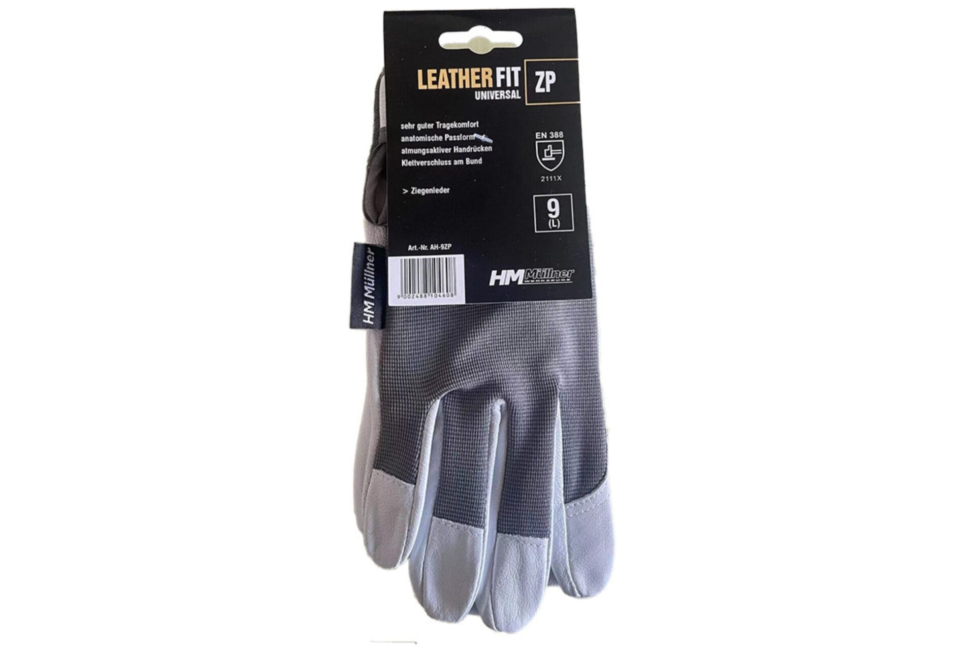 Arbeitshandschuhe: Graue Lederhandschuhe 